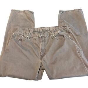 Levi’s 514 Men’s 38x30 Straight Fit Jeans Gray Stretch Denim Five Pocket